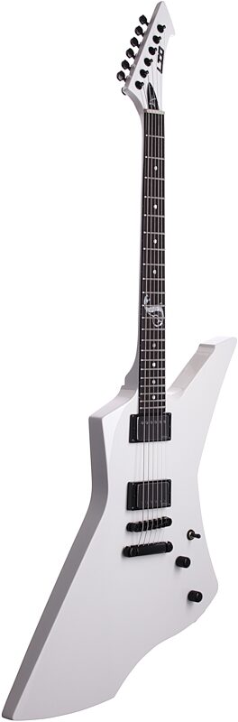 ESP LTD James Hetfield Snakebyte Electric Guitar (with Case), Snow White, Body Left Front