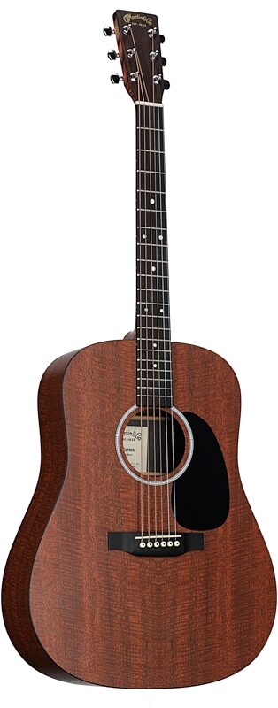 Martin DX1E Mahogany Dreadnought Acoustic-Electric Guitar, New, Body Left Front