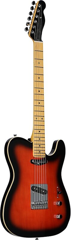Fender Aerodyne Special Telecaster Electric Guitar, Maple Fingerboard (with Gig Bag), Hot Rod Burst, Body Left Front