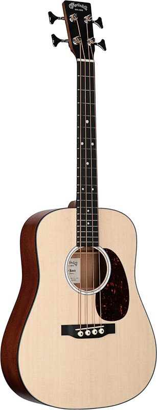 Martin DJR-10E Acoustic-Electric Bass (with Gig Bag), New, Body Left Front