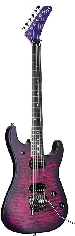 EVH Eddie Van Halen 5150 Series Deluxe Electric Guitar, Purple Daze, Body Left Front