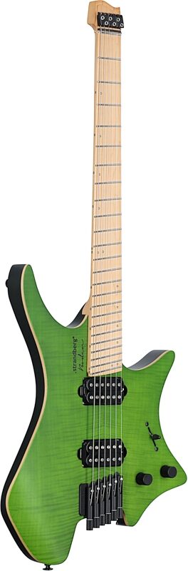 Strandberg Boden Standard NX 6 Electric Guitar (with Gig Bag), Green, Body Left Front