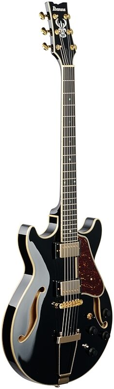 Ibanez Artcore Expressionist AMH90 Electric Guitar, Black, Body Left Front