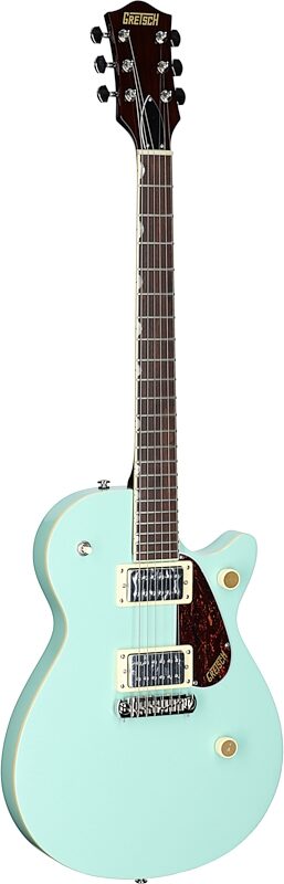 Gretsch Streamliner Jet Club Electric Guitar, Mint Metallic, Body Left Front