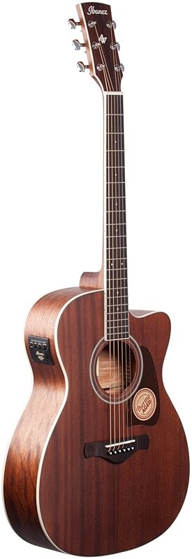 Ibanez AC340CE Artwood Acoustic-Electric Guitar, Open Pore Natural, Body Left Front