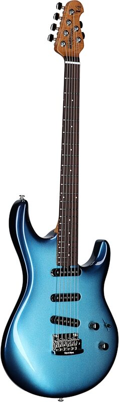 Ernie Ball Music Man Luke 4 Electric Guitar (with Softshell Case), Diesel, Body Left Front
