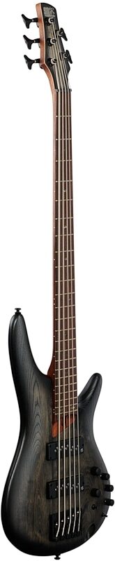 Ibanez SR605E Electric Bass, 5-String, Black Stained Burst, Body Left Front