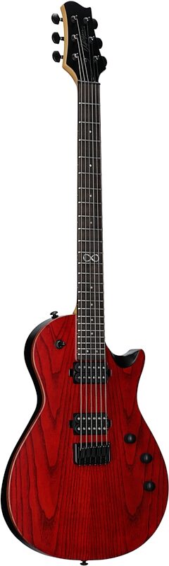 Chapman ML2 Electric Guitar, Deep Red Satin, Body Left Front