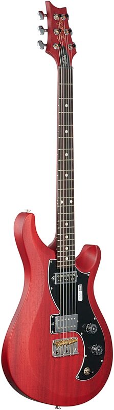 PRS Paul Reed Smith S2 Vela Satin Electric Guitar (with Gig Bag), Vintage Cherry, Body Left Front