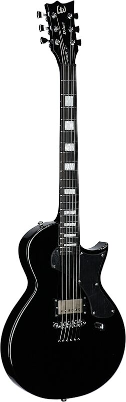 ESP LTD Deluxe EC-01FT Electric Guitar, Black, Body Left Front