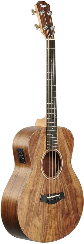 Taylor GS Mini-e Koa Bass Acoustic-Electric Bass (with Gig Bag), New, Body Left Front