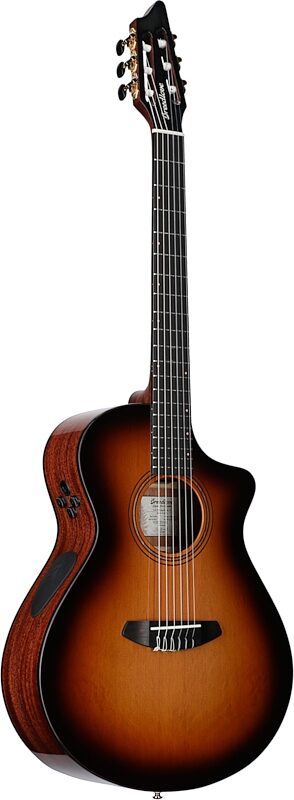 Breedlove Organic Pro Solo Concert Classical Acoustic-Electric Guitar (with Case), Edgeburst, Body Left Front
