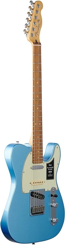 Fender Player Plus Nashville Telecaster Electric Guitar, Pau Ferro Fingerboard (with Gig Bag), Opal Spark, Body Left Front