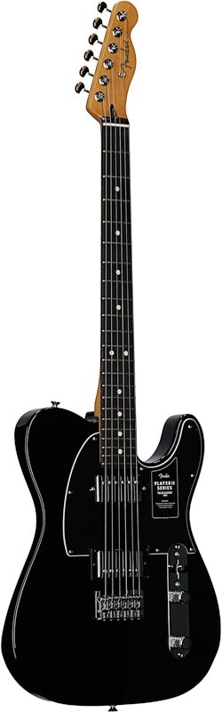Fender Player II Telecaster HH Electric Guitar, with Rosewood Fingerboard, Black, Body Left Front