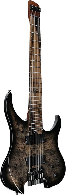 Legator Ghost 7 OD Multi-Scale Guitar, Jupiter Burst, Body Left Front