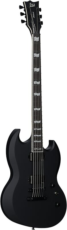 ESP LTD Viper 1000B Baritone Electric Guitar, Black, Body Left Front