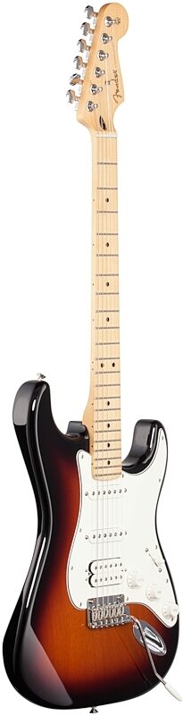Fender Player Stratocaster HSS Electric Guitar (Maple Fingerboard), 3-Color Sunburst, Body Left Front