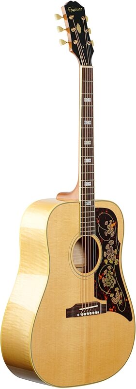 Epiphone USA Frontier Acoustic-Electric Guitar (with Case), Antique Natural, Body Left Front