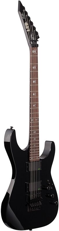 ESP LTD KH-602 Kirk Hammett Signature Electric Guitar (with Case), Black, Body Left Front