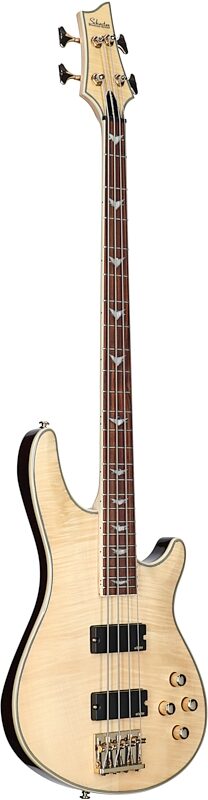 Schecter Omen Extreme-4 Electric Bass, Gloss Natural, Body Left Front