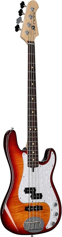 Lakland Skyline 44-64 Custom PJ Deluxe Electric Bass, Honey Burst, Body Left Front