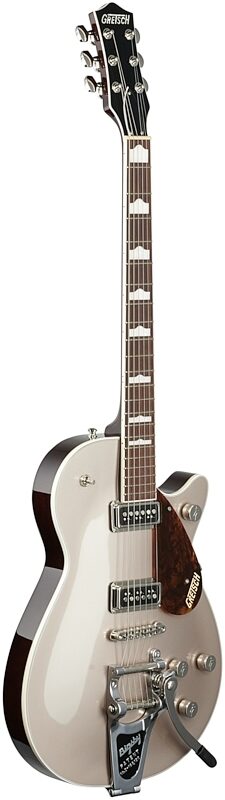 Gretsch G6128T Players Edition Jet DS Bigsby Electric Guitar (with Case), Sahara Metallic, Body Left Front