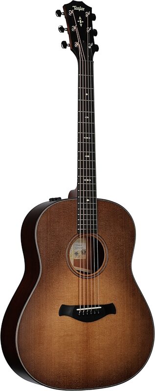 Taylor 517e V Builder's Edition Grand Pacific Acoustic-Electric Guitar, Wild Honey Burst, Body Left Front
