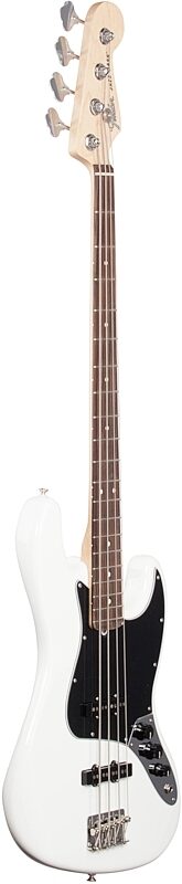 Fender American Performer Jazz Bass Electric Bass Guitar, Rosewood Fingerboard (with Gig Bag), Arctic White, Body Left Front