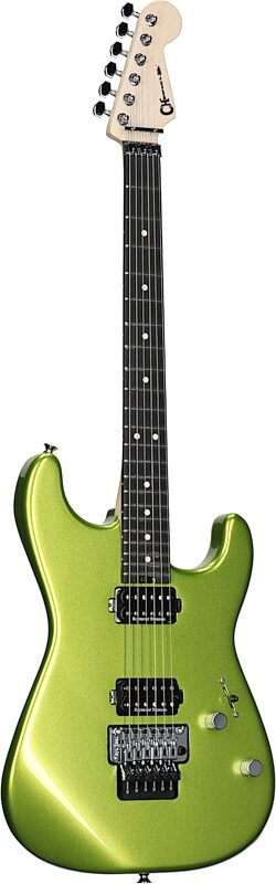 Charvel Pro-Mod San Dimas SD1 HH FR Electric Guitar, Lime Metallic, Body Left Front