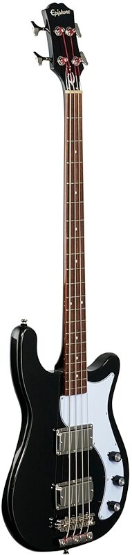 Epiphone Embassy Pro Electric Bass, Graphite Black, Body Left Front