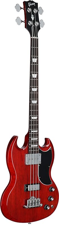 Gibson SG Standard Electric Bass (with Case), Heritage Cherry, Body Left Front