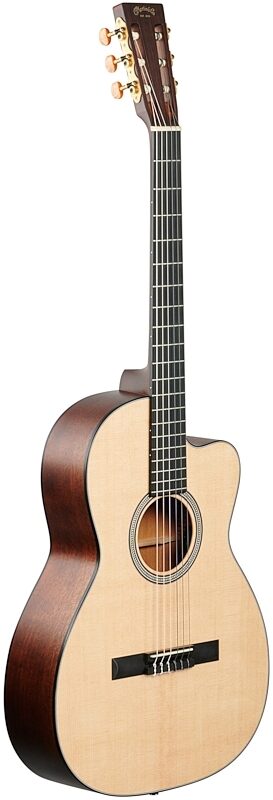 Martin 000C12-16E Nylon Acoustic-Electric Classical Guitar (with Soft Shell Case), New, Body Left Front