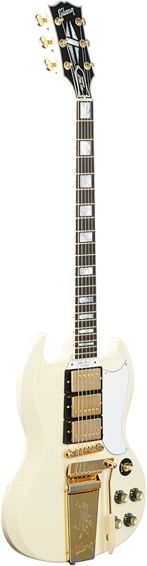Gibson Custom 1963 Les Paul Custom Murphy Lab Ultra Light Aged Electric Guitar (with Case), New, Body Left Front