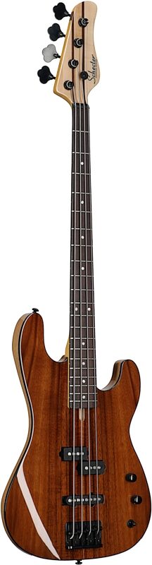 Schecter Michael Anthony MA-4 Electric Bass, Gloss Natural, Body Left Front