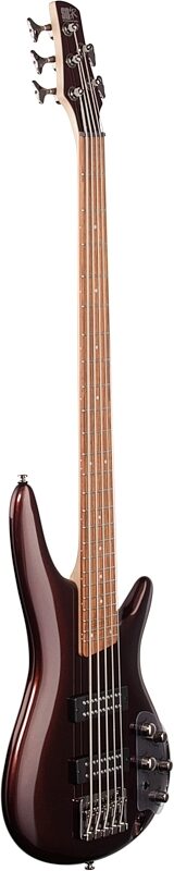 Ibanez SR305E Electric Bass, 5-String, Root Beer Metallic, Body Left Front