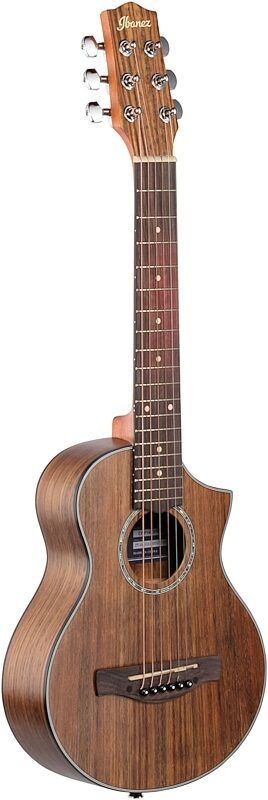 Ibanez EWP14OPN Piccolo Acoustic Guitar, Open Pore Natural, Body Left Front