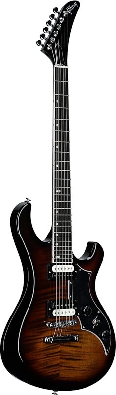 Gibson Victory Figured Top Electric Guitar (with Case), Smokehouse Burst, Blemished, Body Left Front