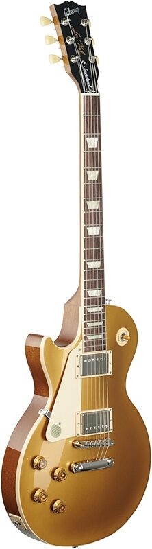 Gibson Les Paul Standard '50s Electric Guitar, Left-Handed (with Case), Goldtop, Body Left Front