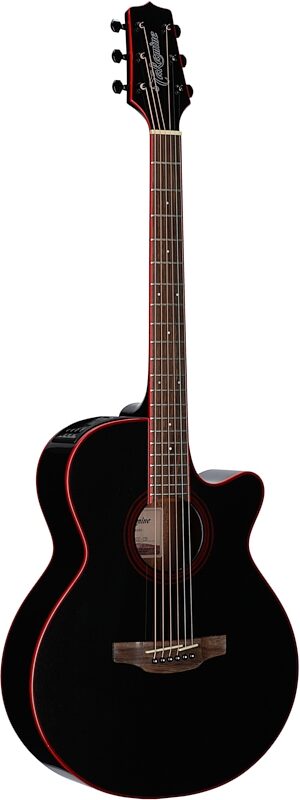 Takamine GF49CE FXC Acoustic-Electric Guitar, Cosmic Black, Body Left Front