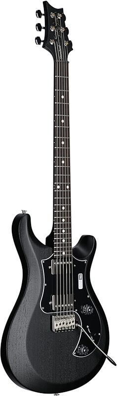 PRS Paul Reed Smith S2 Standard 24 Satin Pattern Thin Electric Guitar (with Gig Bag), Charcoal, Body Left Front