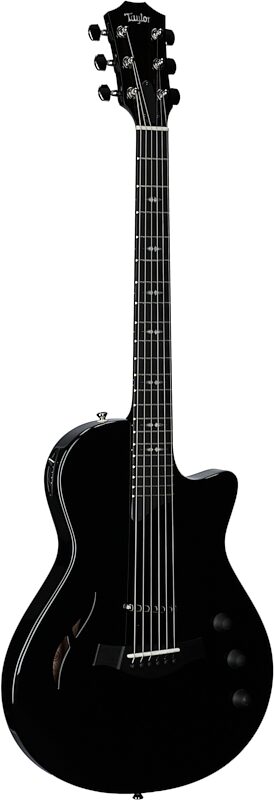 Taylor T5z Pro Armrest Electric Guitar (with Case), Black, Body Left Front