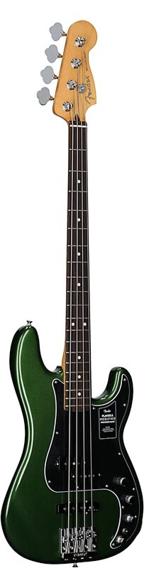 Fender Player II Modified Active Precision Bass, Rosewood Fingerboard (with Gig Bag), Harvest Green, Body Left Front