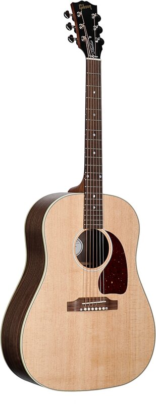 Gibson J-45 Studio Walnut Acoustic-Electric Guitar (with Case), Satin Natural, Body Left Front
