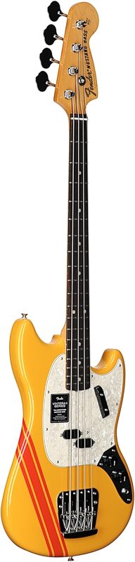 Fender Vintera II '70s Mustang Electric Bass (with Gig Bag), Competition Orange, Body Left Front