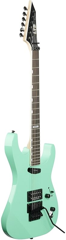 ESP LTD Mirage Deluxe 87 Electric Guitar, Turquoise, Body Left Front