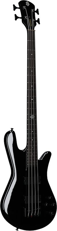 Spector NS Ethos HP 4-String Bass Guitar (with Bag), Black Gloss, Body Left Front