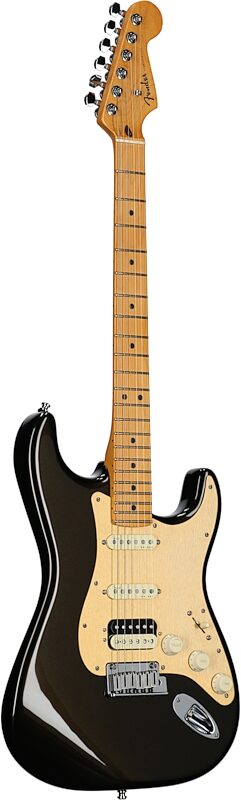 Fender American Ultra Stratocaster HSS Electric Guitar, Maple Fingerboard (with Case), Texas Tea, USED, Blemished, Body Left Front
