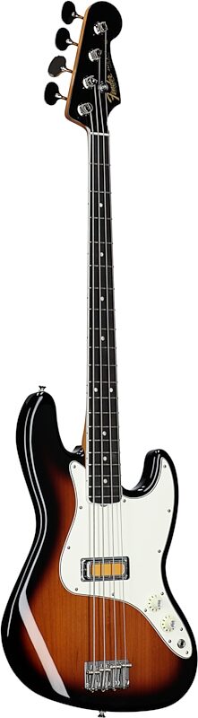 Fender Gold Foil Jazz Bass Guitar (with Gig Bag), 2 Color Sunburst, Body Left Front