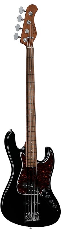 Sadowsky MetroExpress 21-Fret P/J Electric Bass, Morado Fingerboard (with Gig Bag), Black, Body Left Front