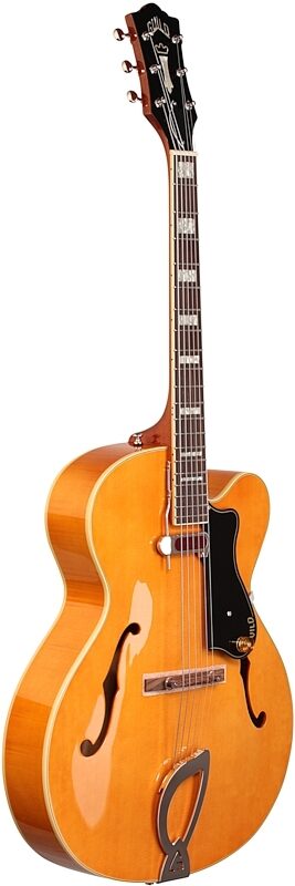 Guild A-150 Savoy Hollowbody Electric Guitar (with Case), Blonde, Body Left Front